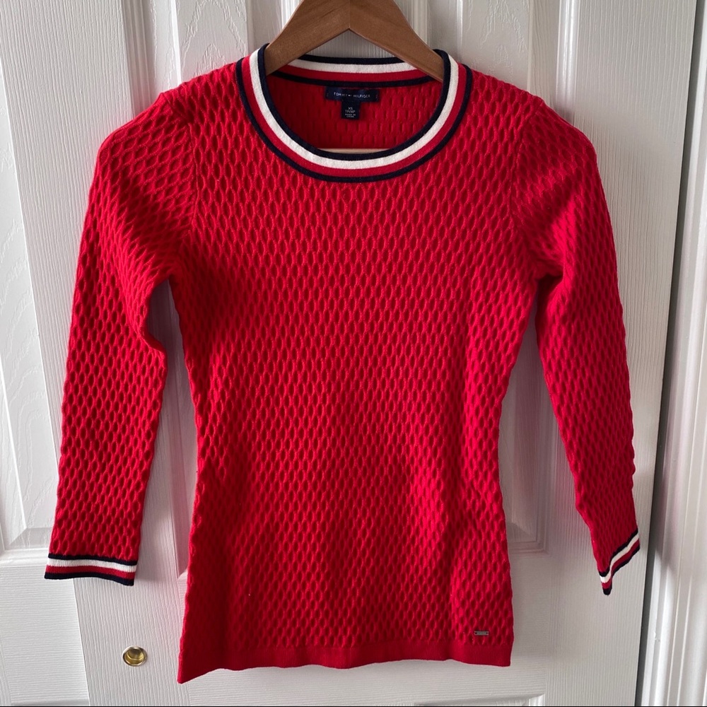 Tommy Hilfiger NWOT red sweater